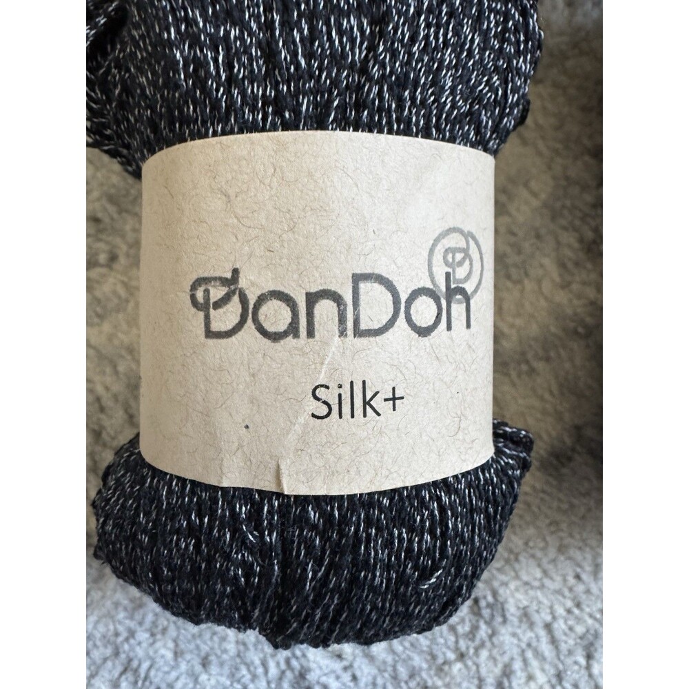 DanDoh Silk+ Lava Rock Mulberry Silk, Cotton Yarn - 6 skeins available - Picture 2 of 4
